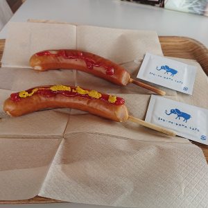 地鶏のフランクフルト