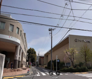 トキワ松学園中学校高等学校の外観