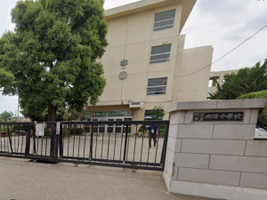 所沢市立向陽中学校の外観