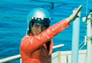 仮面ライダーV3に変身する風見志郎役の宮内洋