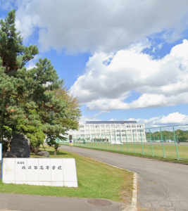 北海道旭川西高等学校の外観