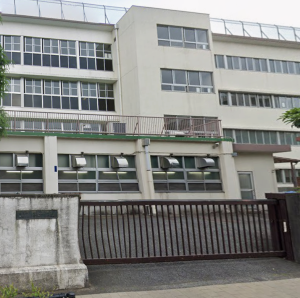 目黒区立第七中学校の外観