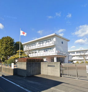 島田市立金谷中学校の外観